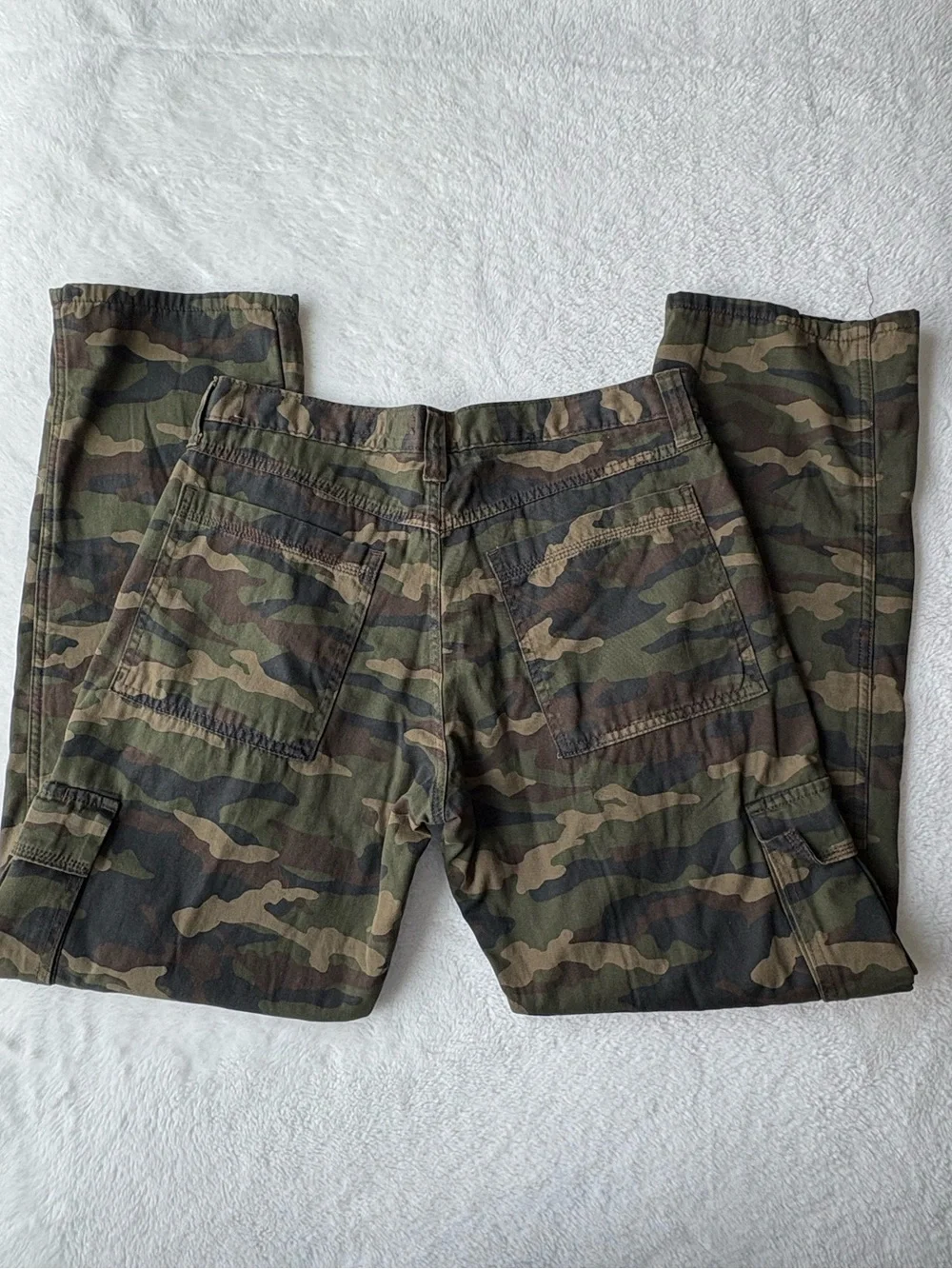 Wrangler Camo Fleece Lined Cargo Pants